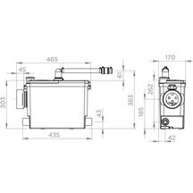 Broyeur Sanipack Pro UP réf. PA2UPSTD