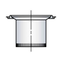 Réduction conique inox émaillé, diamètre 150 / 230 mm P230I 150EM Réf. 32230554/19