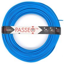 Fils de câblage résidentiel rigides H07VU 1 x 2,5 - bleu - couronne de 100 mètres