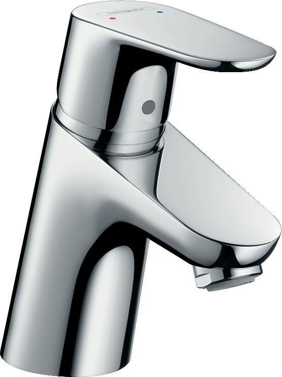 hansgrohe Focus Focus 70 Mitigeur de lavabo sans tirette ni vidage bas débit, Chrome