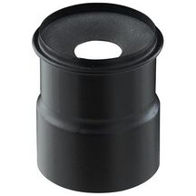 Adaptateur air étanche à membrane conduit flexible PGI, diamètre 060 mm, noir graphite (RAL 9030), pour poêle à pellets AMA FL 60 Réf. 37060903/9030