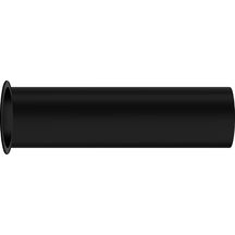 hansgrohe Tube droit avec bord, Noir mat