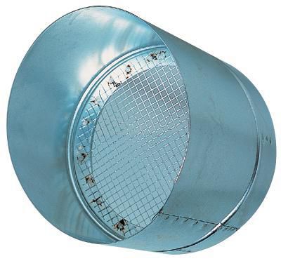 Visiere pare-pluie grillagée - diamètre 250 mm - Protection contre la pluie en refoulement horizontal 11094894