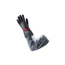 Gants chimique PVC longue manchette Taille 10 Débouchage et produits chimiques, réf. 273-307-10-6