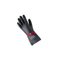 Gants chimique PVC noir Taille 10 Travaux de précision solvants et fuel, réf. 273-308-10-6