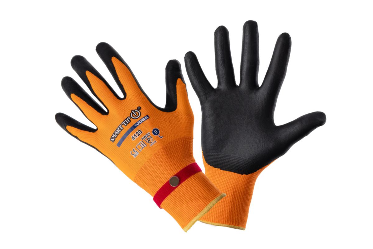 Gants enduit nitrile compatible écran Taille 10 Travaux de précision, réf. 273-311-10-6