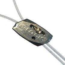 Sachet de 30 galets B-Lock pour câble diamètre 1,5 - 2,5 mm - charge de travail : diamètre 1,5 mm max 35 kg - diamètre 2 mm max 60 kg - diamètre 2,5 mm max 70 kg Réf BL1525B30