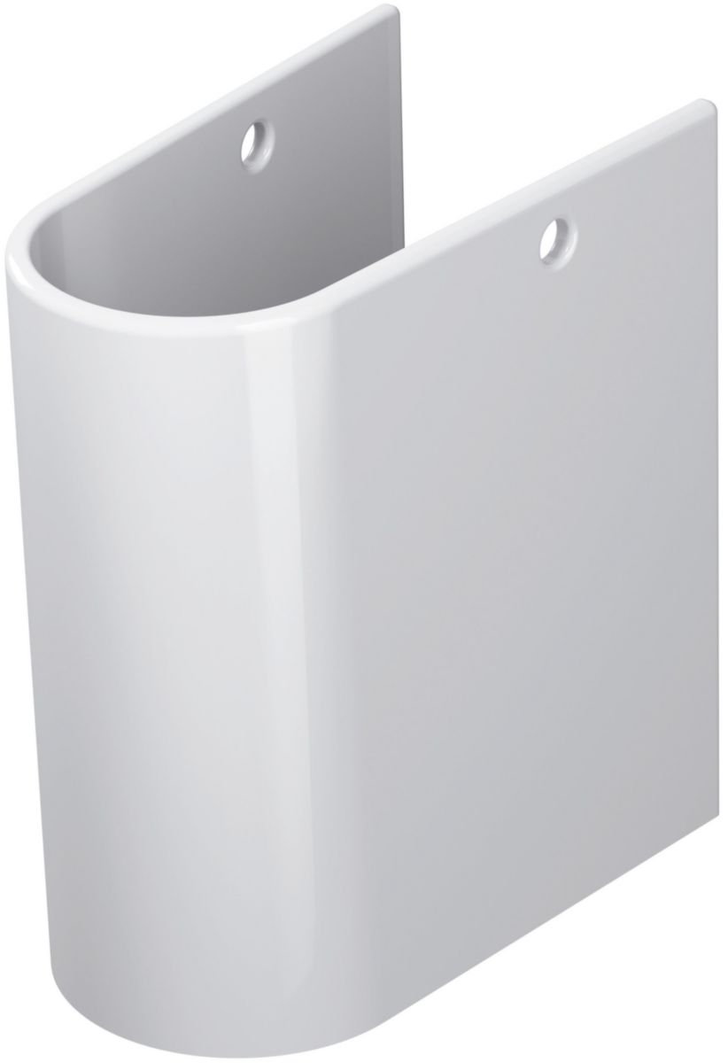 Cache siphon STARCK 3, 17x28,5, pour lavabo réf 030065, 030060, 030055, 030480, 030410, 030470, 033213, Blanc Réf 0865150000