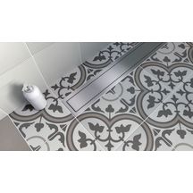 Grès cérame Bati Orient Classique blanc cassé / gris foncé / gris clair décor 20 x 20 cm CEMI13