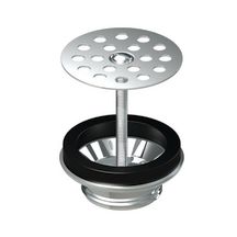 Bonde à grille inox mâle 33x42 vis centrale Réf : 580000