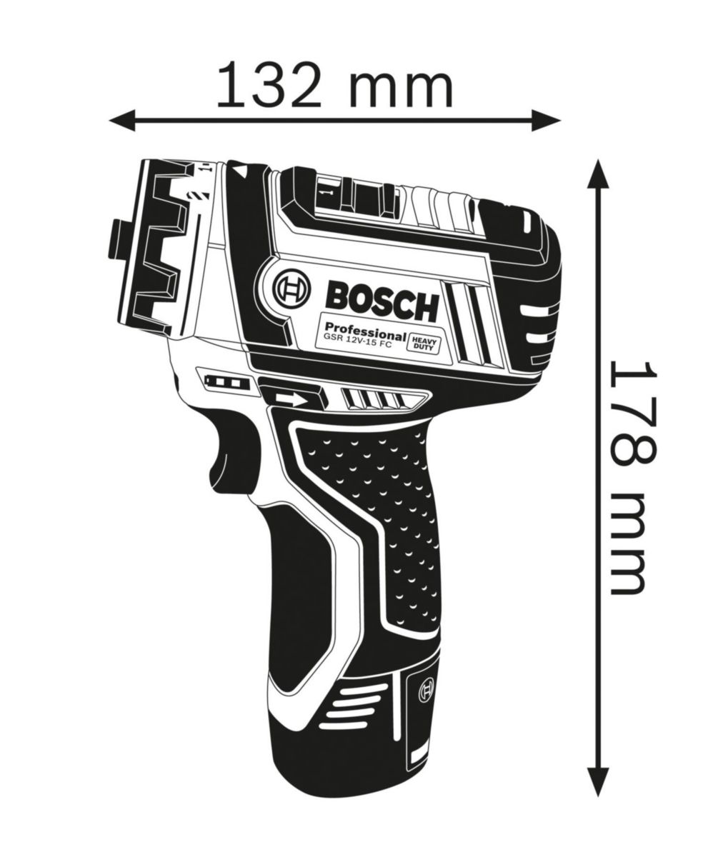 Visseuse sans fil GSR 12V-15 FC Set L-BOXX Réf. 06019F6000