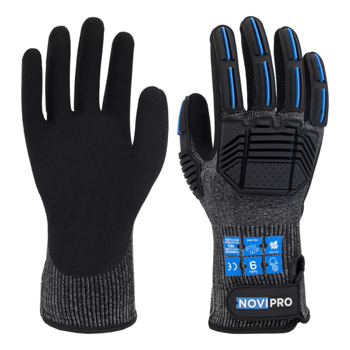 Gants anti-chocs T9 Novipro