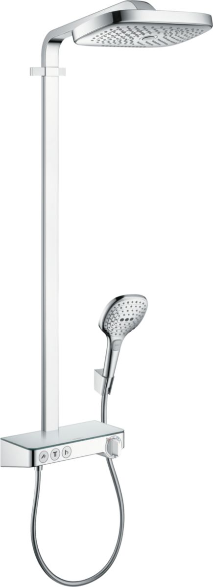 Showerpipe Raindance Select ShowerTablet E 300 3 jets chromé réf. 27127000