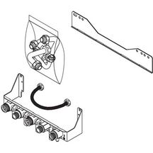 Plaque de raccordement chaudière condensation Réf. 0020094832