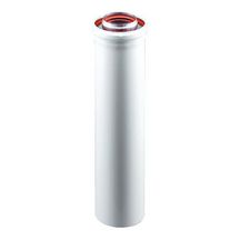 Elément droit DUALIS GASALU G.A Aluminium diamètre : 80 / 125 Lg : 500 mm Gaz ED 500 80 G.A Réf. 17080509/0