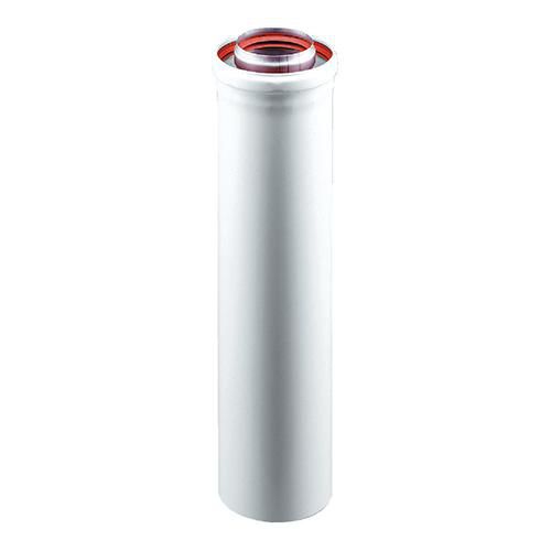 Elément droit DUALIS GASALU G.A Aluminium diamètre : 80 / 125 Lg : 500 mm Gaz ED 500 80 G.A Réf. 17080509/0