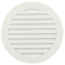 Grille ronde pour tuyau fibre-ciment sans moustiquaire PVC diamètre 100mm BC100