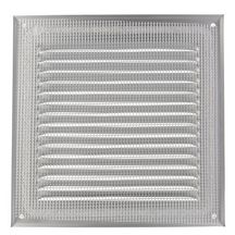 Grille d'aération à visser persienne alu gris 1LM2020G