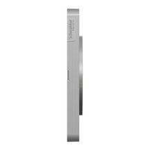 Odace touch, plaque aluminium brossé liseré alu 2 post. horiz./vert. 71 mm réf. S530804J