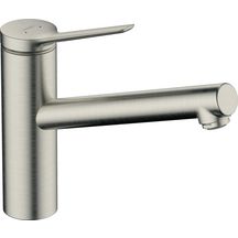 hansgrohe Zesis M33 Mitigeur de cuisine 150, 1 jet, basse pression, Aspect acier inox