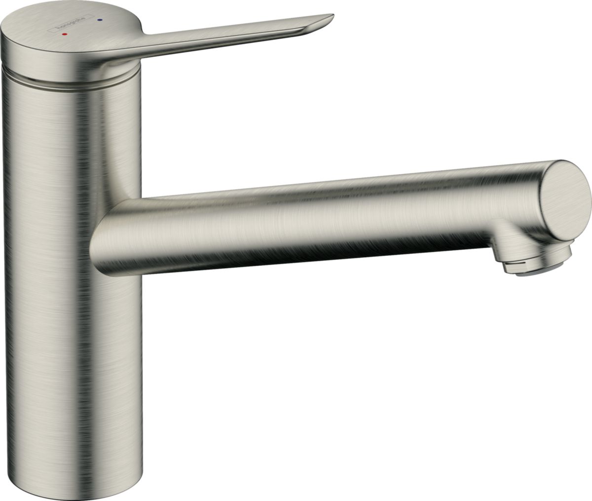 hansgrohe Zesis M33 Mitigeur de cuisine 150, 1 jet, basse pression, Aspect acier inox