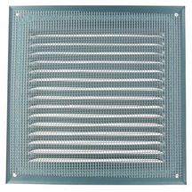 Grille d'aération à visser persienne alu blanc 1LM2020B