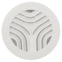 Grille ronde intérieure avec moustiquaire PVC diamètre 125mm GATM125