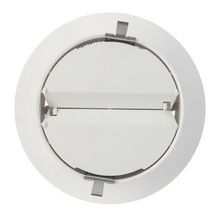 Grille ronde intérieure à fermeture avec moustiquaire PVC diamètre 100mm FATM 100 rèf. FATM100