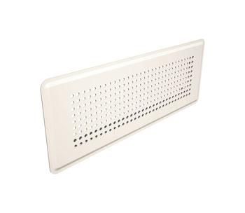 Grille d'insufflation rectangulaire blanche. 188316