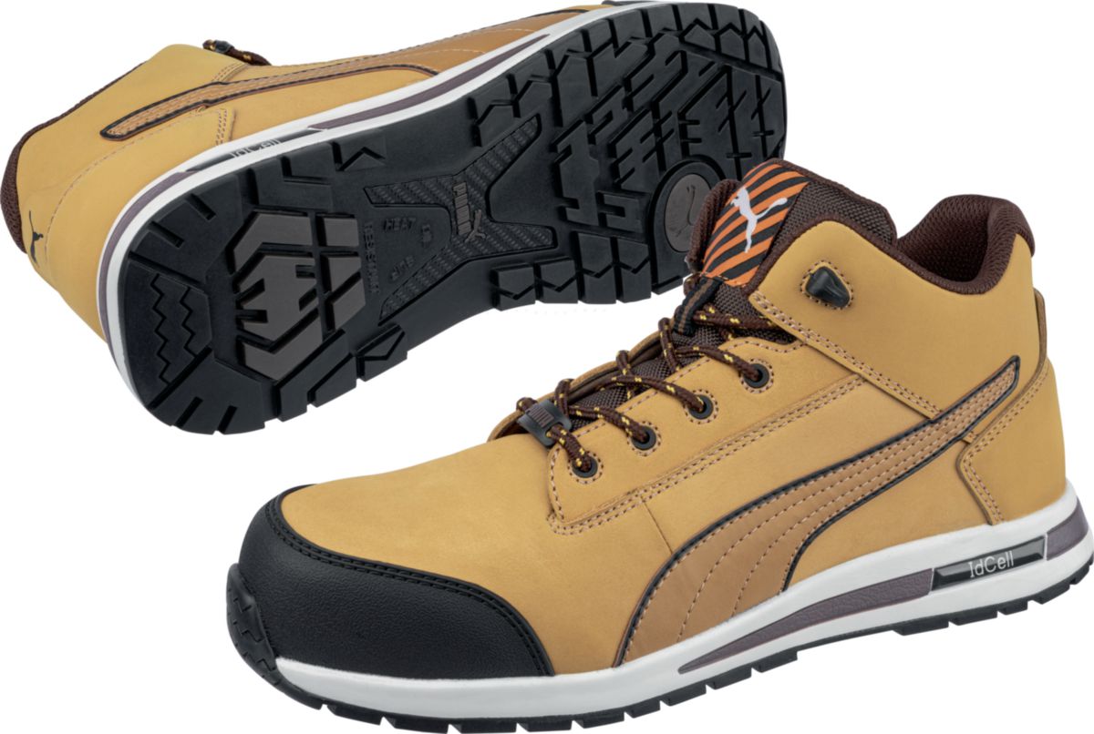 Chaussures Dash Wheat Mid S3 SRC HRO Puma T45, réf. 633180 T45