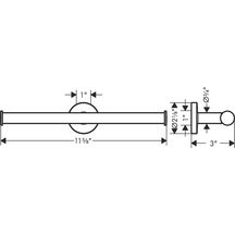 Porte-papier WC double Logis universal Réf. 41717000