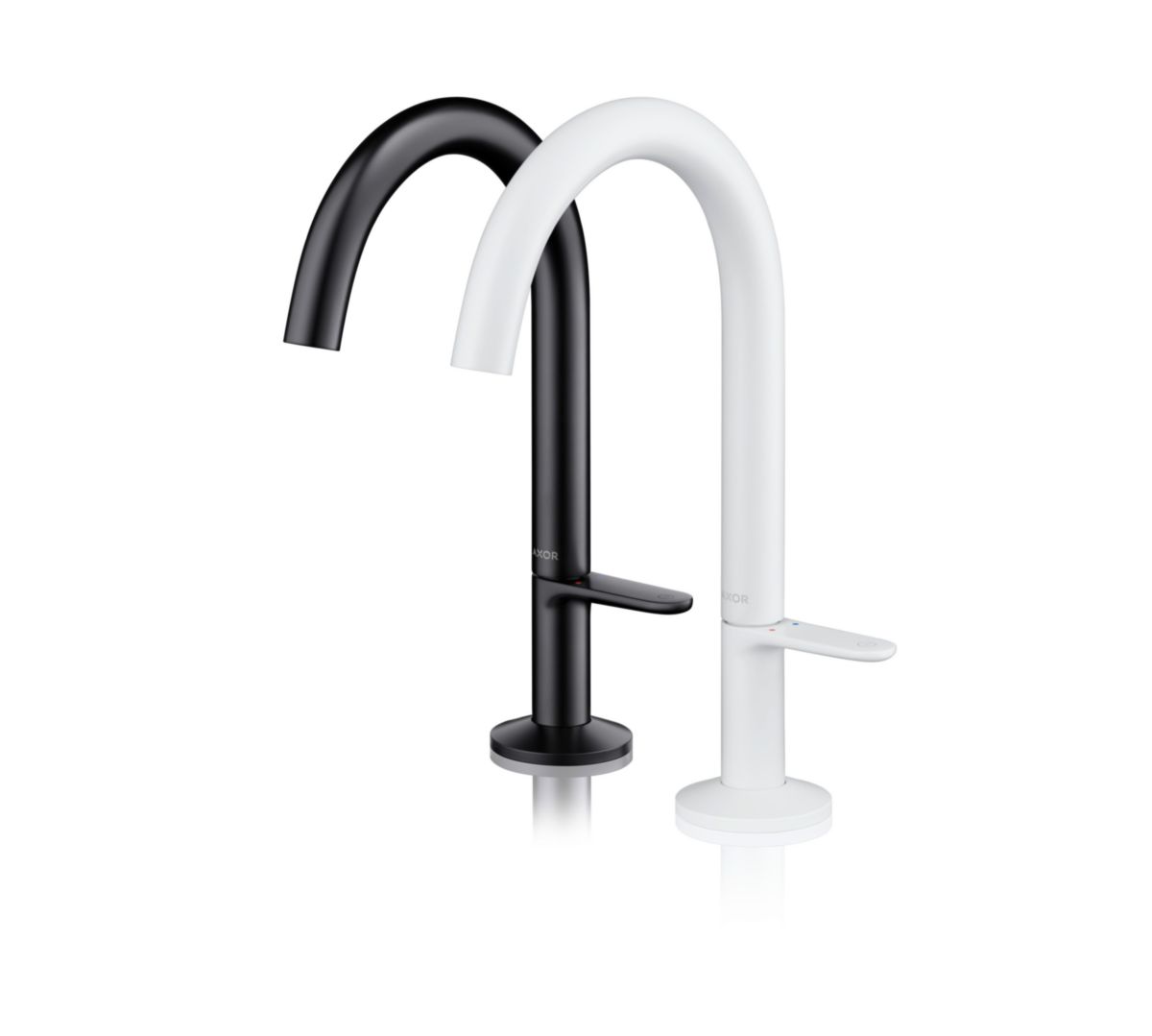 AXOR One Mitigeur de lavabo Select 170, bonde Push-Open, Blanc mat