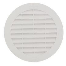 Grille ronde pour tuyau fibre-ciment avec moustiquaire PVC diamètre 100mm BC110