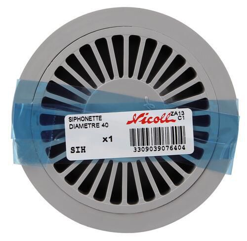 Siphonnette sortie verticale diamètre 40mm SIH