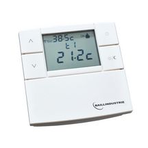 Thermostat digital filaire blanc 3V commande été/hiver réf. THF3V