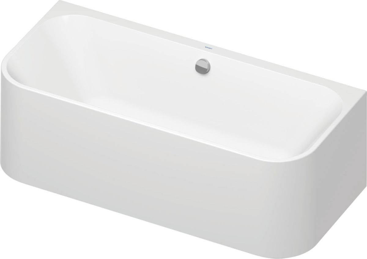 Baignoire Happy D2 1800x800mm blanc avec habillage acrylique tablier 3 faces réf. 700318000000000