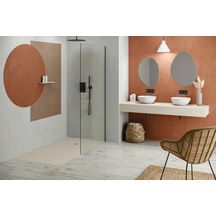 Receveur de douche Neo Plus Kromat Ardoise 90x120 angulaire Pietra Réf. SNES0180-PIE