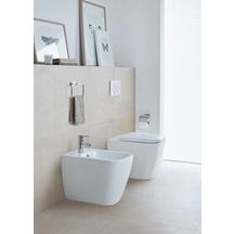 Bidet sur pied 57cm Happy D2 blanc back to wall réf. 2267100000