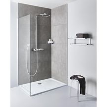 Colonne de douche avec mitigeur thermostatique Rainshower System SmartControl Duo 360 Chromé 26250000