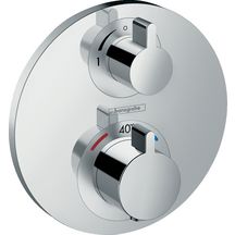 Set de finition pour mitigeur thermostatique S encastré avec robinet d'arrêt réf. 15757000