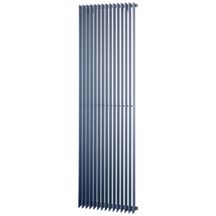 Radiateur eau chaude Acova Clarian vertical simple, puissance 960W (dT50), hauteur 1600 mm, largeur 400 mm, 10 éléments, raccordement excentré par le bas, Aller/Retour réversible, appareil réversible Haut/Bas, Blanc RAL 9016 Réf. RX04-160-040