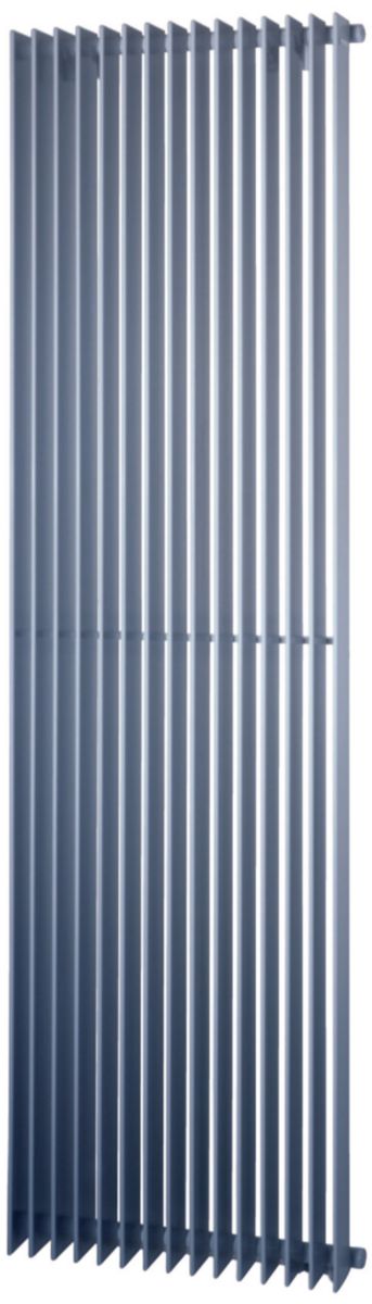 Radiateur eau chaude Acova Clarian vertical simple, puissance 960W (dT50), hauteur 1600 mm, largeur 400 mm, 10 éléments, raccordement excentré par le bas, Aller/Retour réversible, appareil réversible Haut/Bas, Blanc RAL 9016 Réf. RX04-160-040