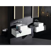 Mitigeur monocommande 2 trous lavabo Taille L Eurocube Joy Chromé 19998000