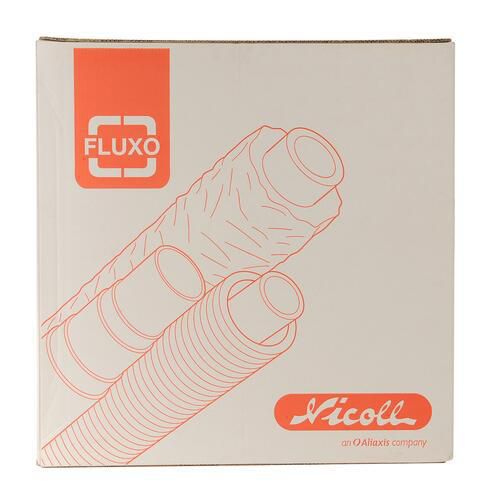 Tube pré-isolé en couronne Fluxo diamètre 16mm épaisseur 2mm longueur 50m rèf. FLEM50G10P16