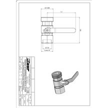 Robinet arret levier dn 33 08000505