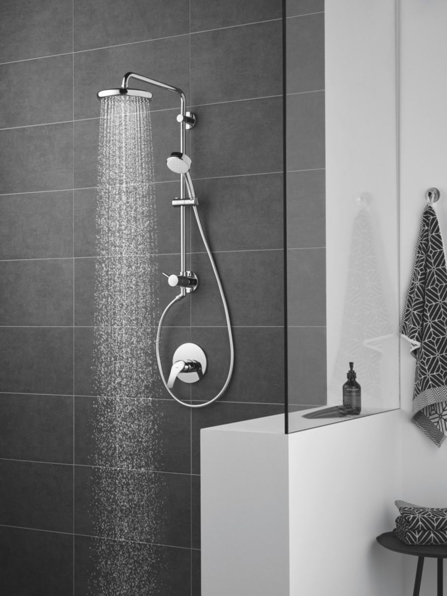 Douche de tête 1 jet Tempesta 210 Chromé 26410000