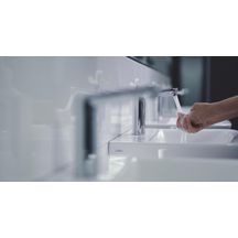 Mitigeur lavabo infrarouge taille L avec limiteur de température ajustable Eurosmart Cosmopolitan E Chromé 36421000