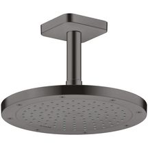 AXOR ShowerSolutions Douche de tête 245 1jet EcoSmart, Noir chromé brossé