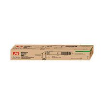 Terminal horizontal Rolux Renofit 60 / 100 avec coude 60 / 100 réf. 229411