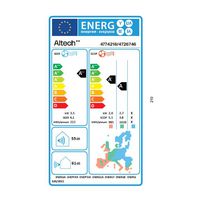 Gainable unité intérieure de pompe à chaleur air/air Altech ALT-G-V1 3,5kW mono/multi R32